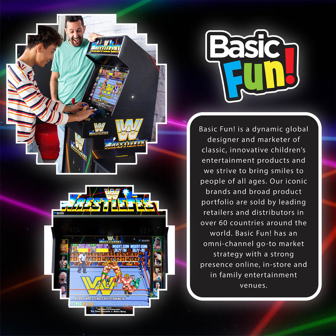 Arcade Classics WWE Ultra Series Arcade, Home Electronic Game with 17" Screen