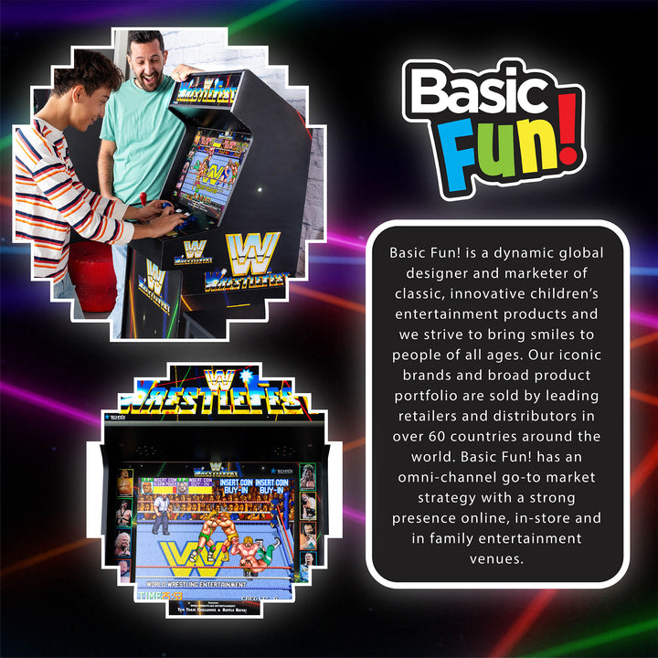 Arcade Classics WWE Ultra Series Arcade, Home Electronic Game with 17" Screen