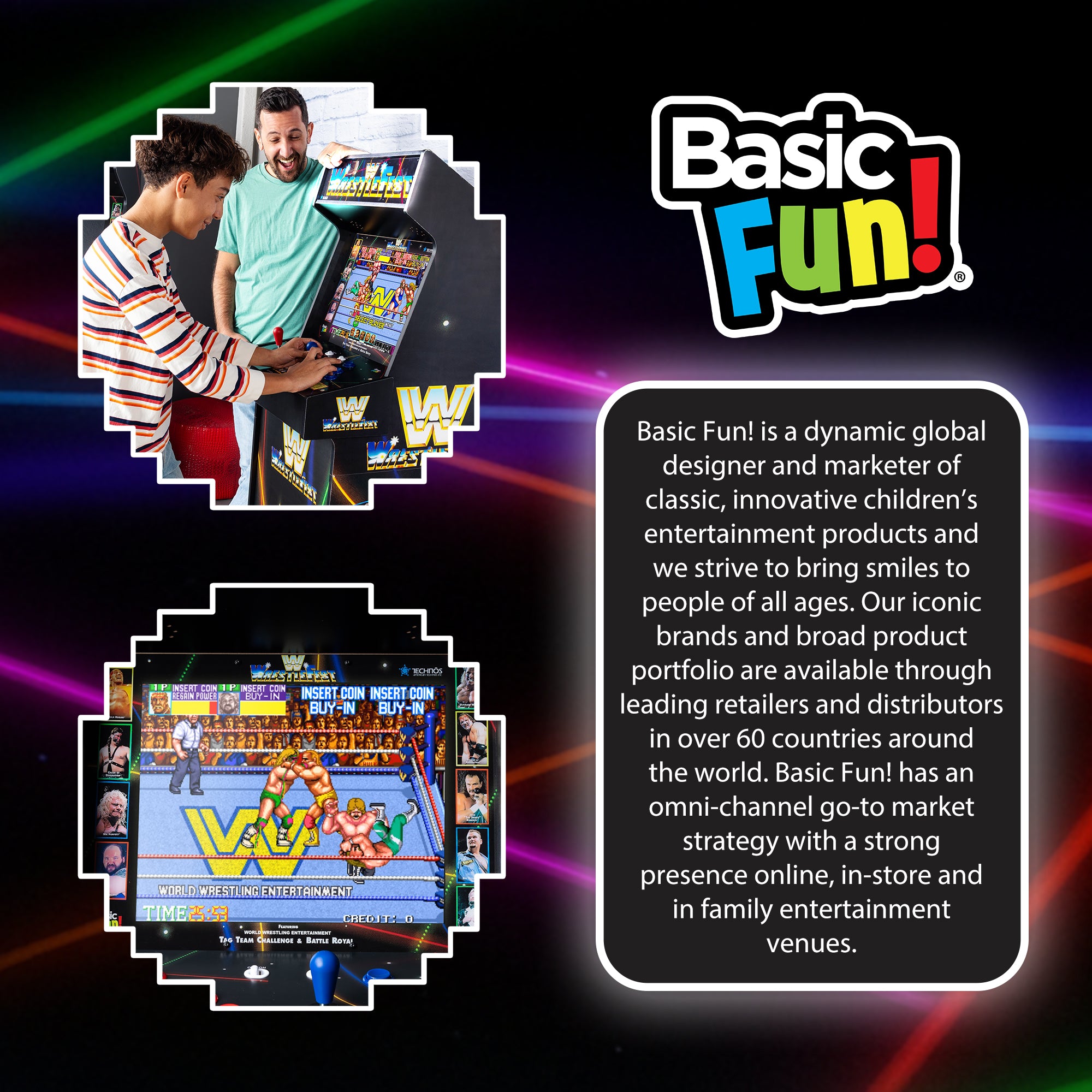 Arcade Classics WWE Ultra Series Arcade, Home Electronic Game w/17" Screen(Used) - VMInnovations