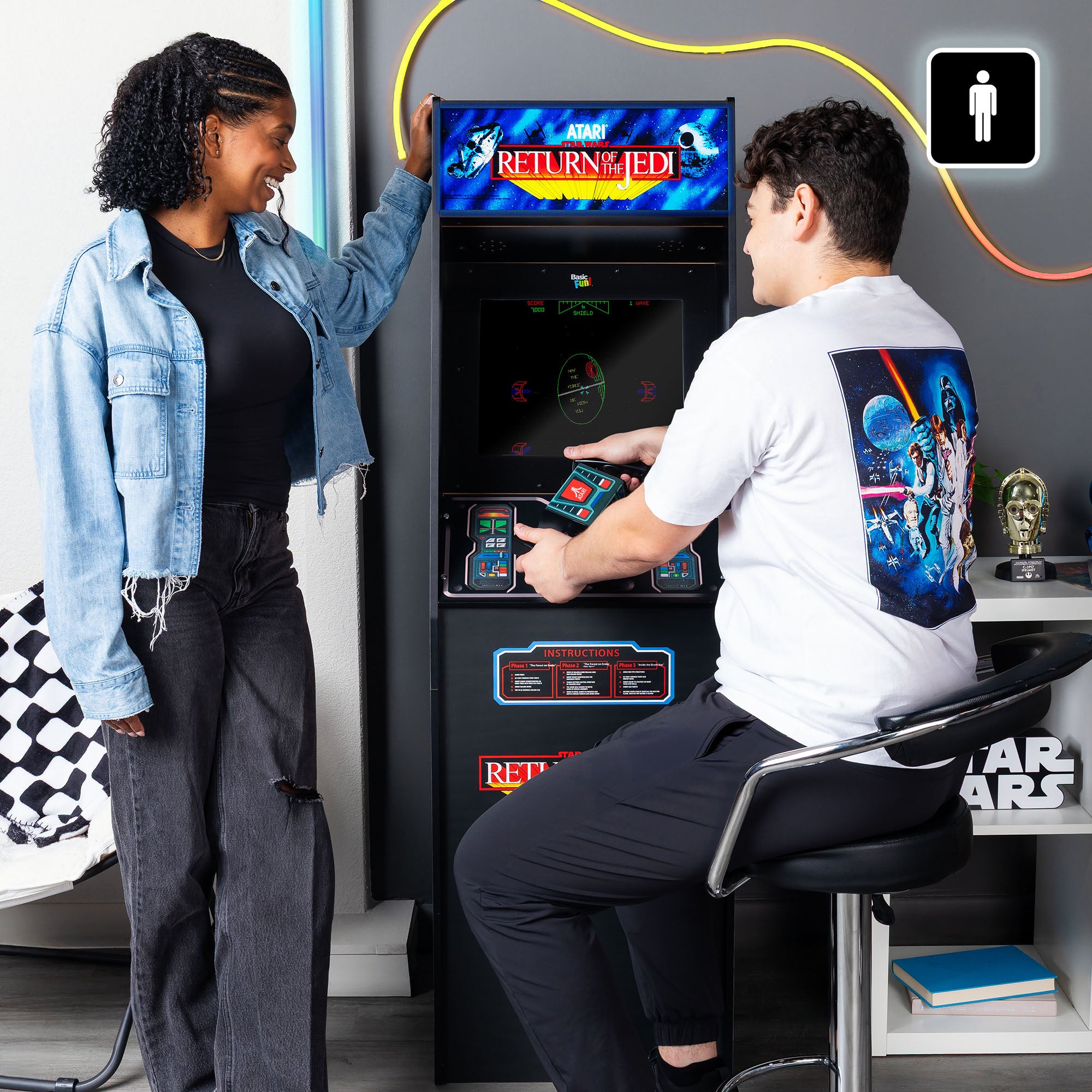 Arcade Classics Atari Star Wars Ultra Series Free Standing Game (Open Box) - VMInnovations
