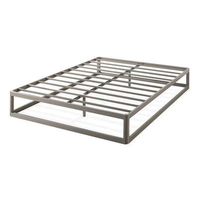 Mellow Ace of Base Metal Platform Low Profile Bed Frame, Round 12 Inch, King - VMInnovations