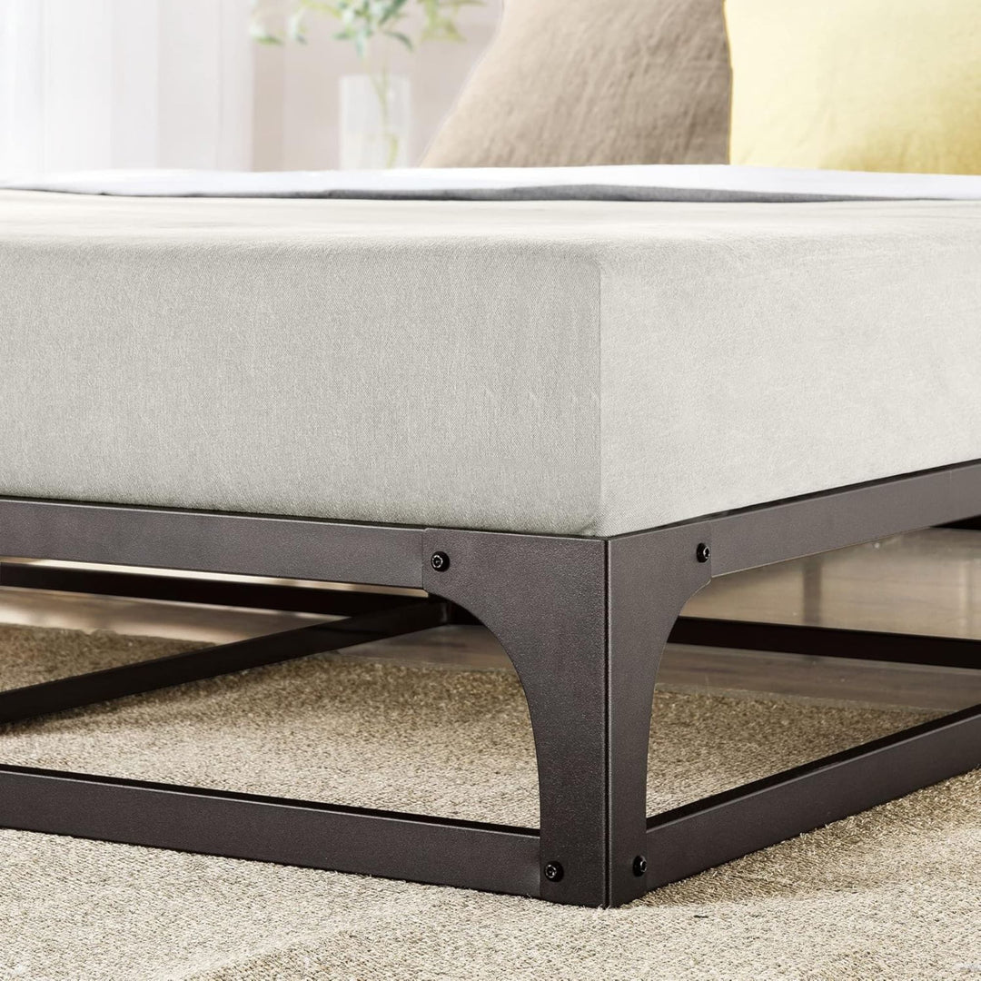 Mellow Ace of Base King Metal Platform Low Profile Bed Frame Hinged 9"(Open Box)