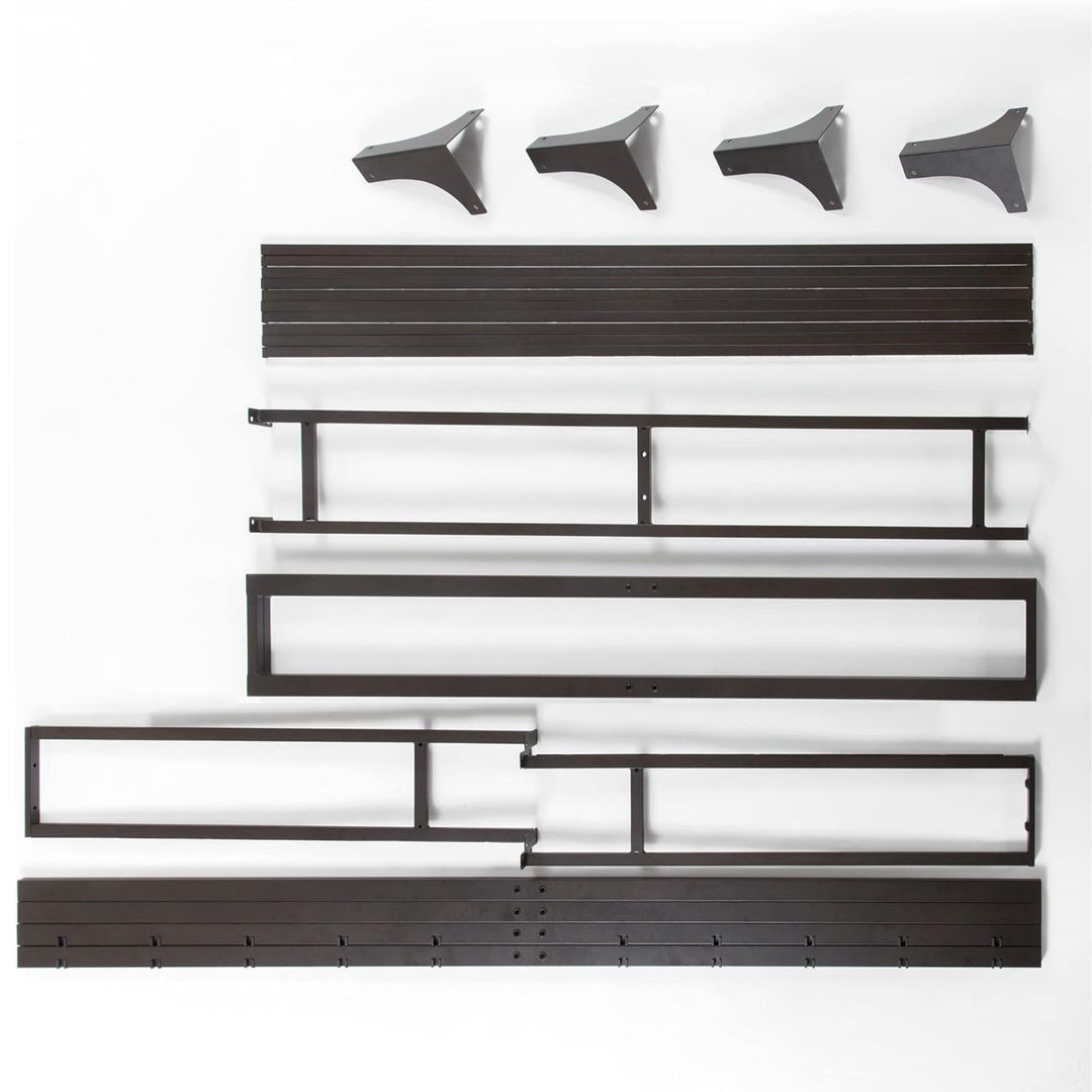 Mellow Ace of Base King Metal Platform Low Profile Bed Frame Hinged 9"(Open Box)