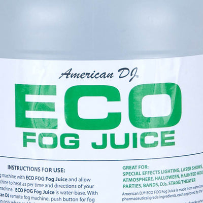 American DJ Eco-Fog Smoke Fog Machine Fluid Juice, 1 Gallon | F4L-ECO-1 - VMInnovations