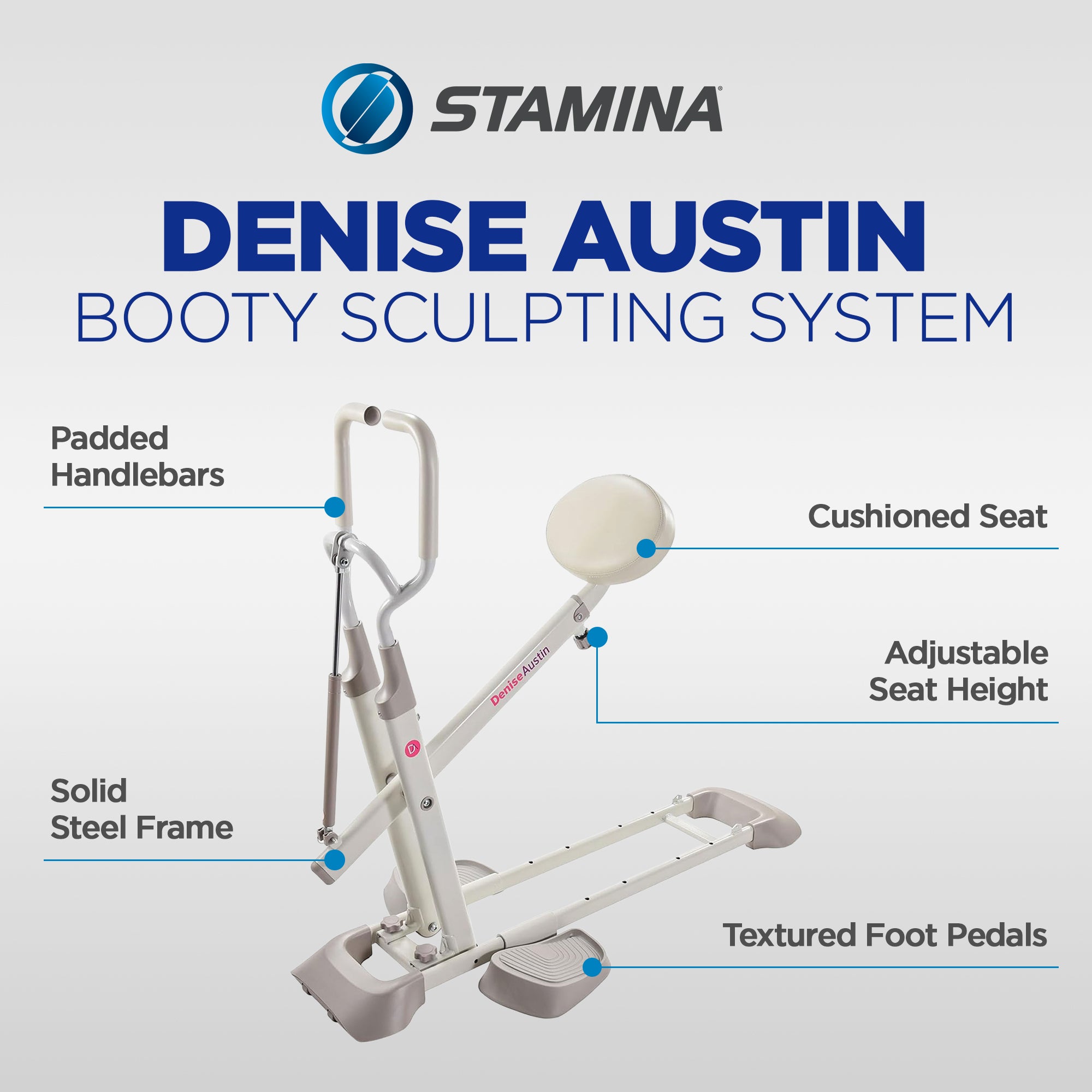 Stamina Products Denise Austin Booty Sculpting System for Lower Body Workout - VMInnovations