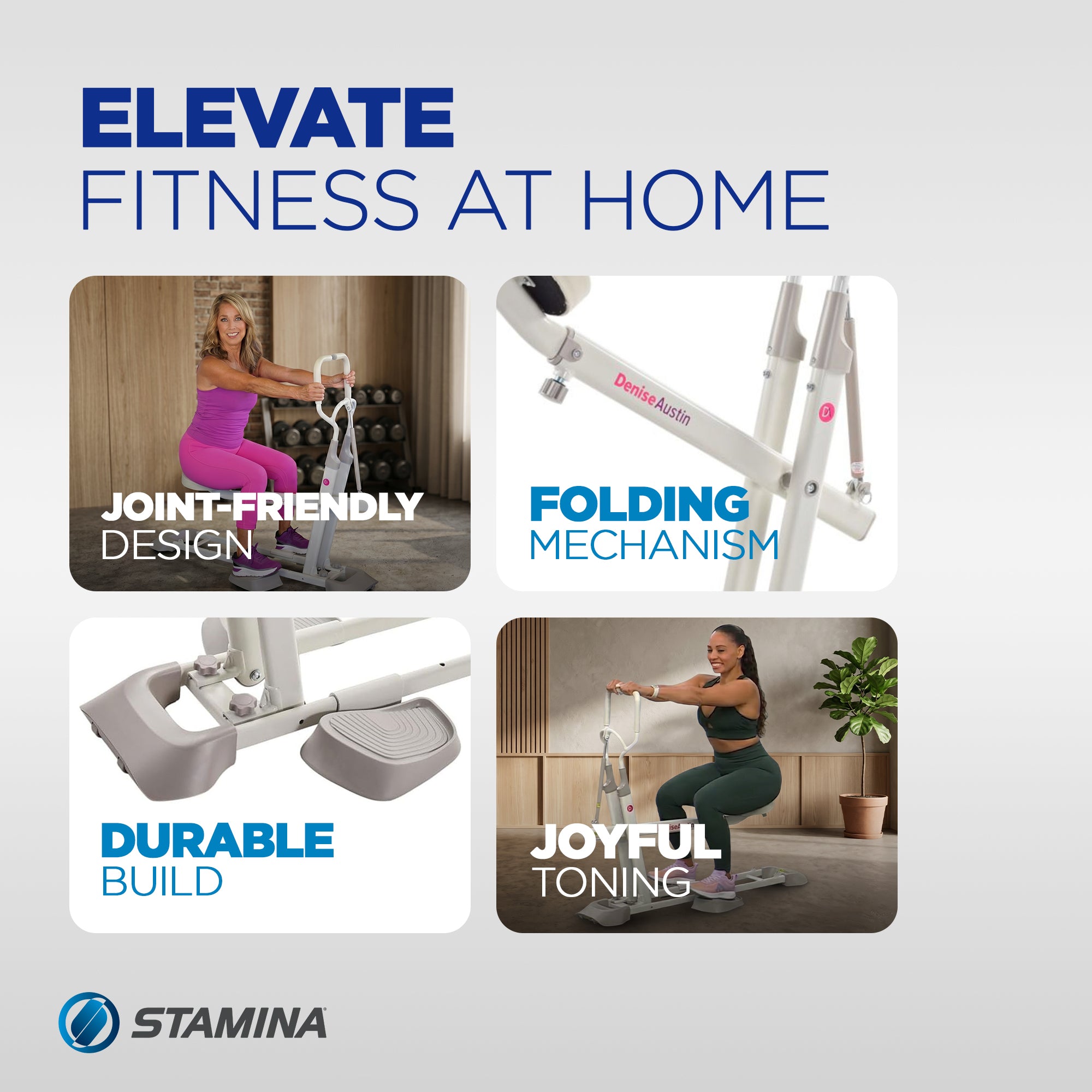 Stamina Products Denise Austin Booty Sculpting System for Lower Body Workout - VMInnovations