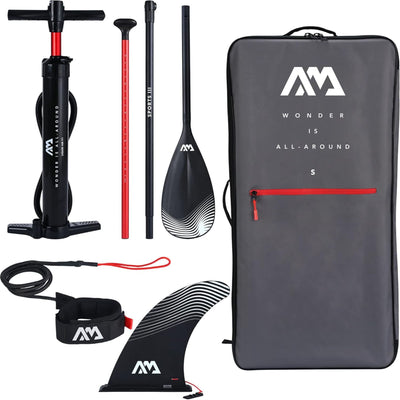 Aqua Marina Vapor Inflatable Paddle Board, Pump, Backpack, Leash Blue (Open Box)
