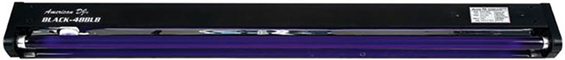 AMERICAN DJ BLACK-48BLB 48" UV Blacklight + CHAUVET Strobe Lights + Fog Machine