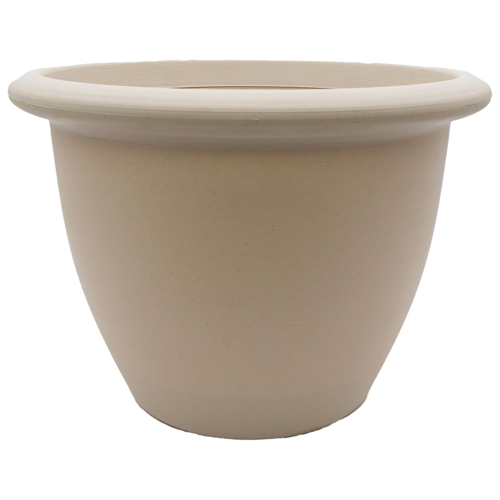 The HC Companies Sevilla Self-Watering Pot with Internal Disk 16", Cottage Stone - VMInnovations