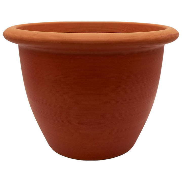 The HC Companies Sevilla Self-Watering Pot with Internal Disk 16", Terra Cotta