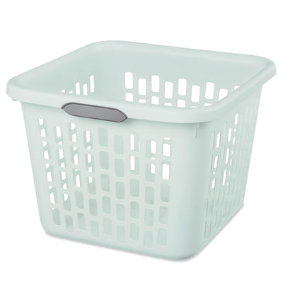 Sterilite Laundry Basket, 1.5 Bushel Plastic Hamper with Handles, Mint, 18 Pack - VMInnovations