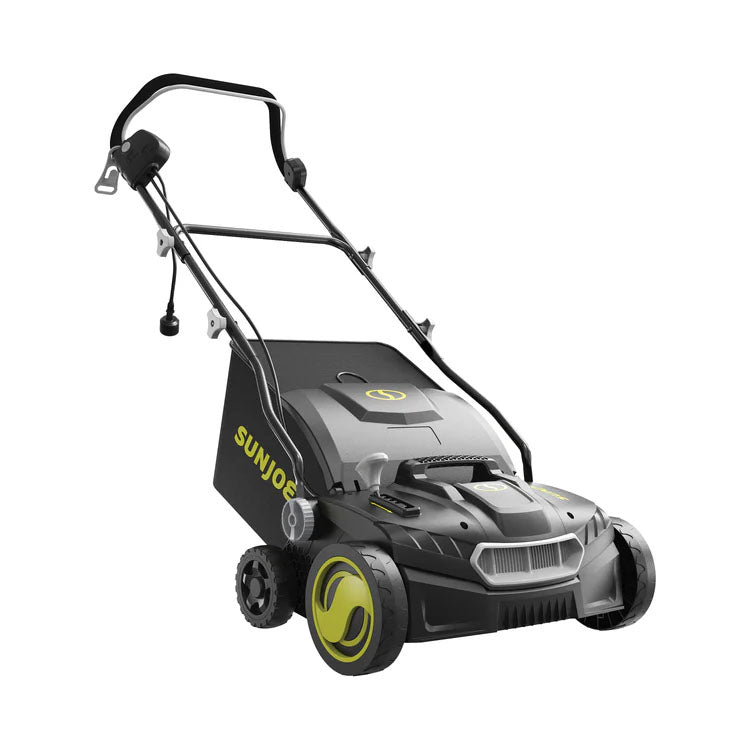 Sun Joe 15" Electric Dethatcher Scarifier w/ Removeable 13.2 Gallon Bag, 15 Amp