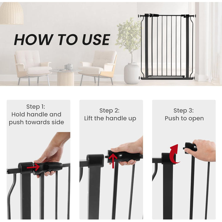 BalanceFrom Walk Thru Safety Gate, Fits 29.1-33.8" Openings, 36” Tall  (Used)