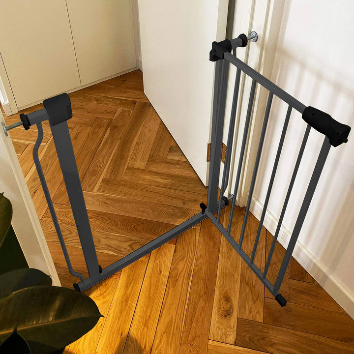BalanceFrom Walk Thru Safety Gate, Fits 29.1-33.8" Openings, 36” Tall, Graphite