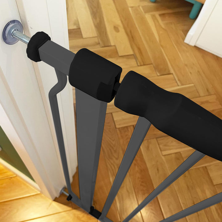 BalanceFrom Walk Thru Safety Gate, Fits 29.1-38.5" Openings, 36” Tall, Graphite