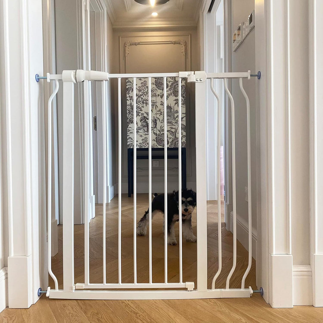 BalanceFrom Walk Thru Safety Gate, Fits 29.1-38.5" Openings, 36” Tall, White