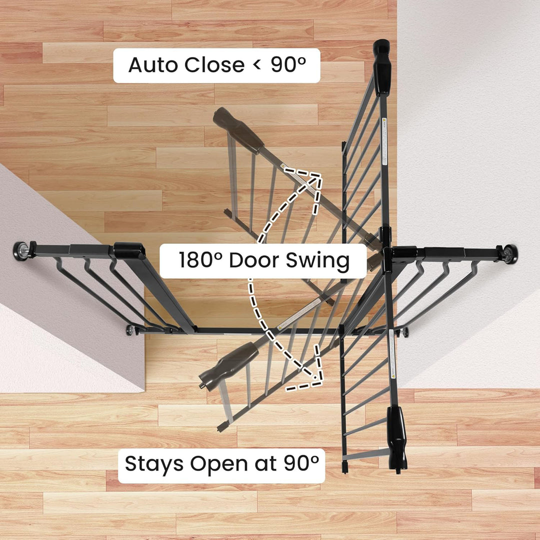 BalanceFrom Walk Thru Safety Gate, Fits 29.1-43.3" Openings, 36” Tall(Open Box)
