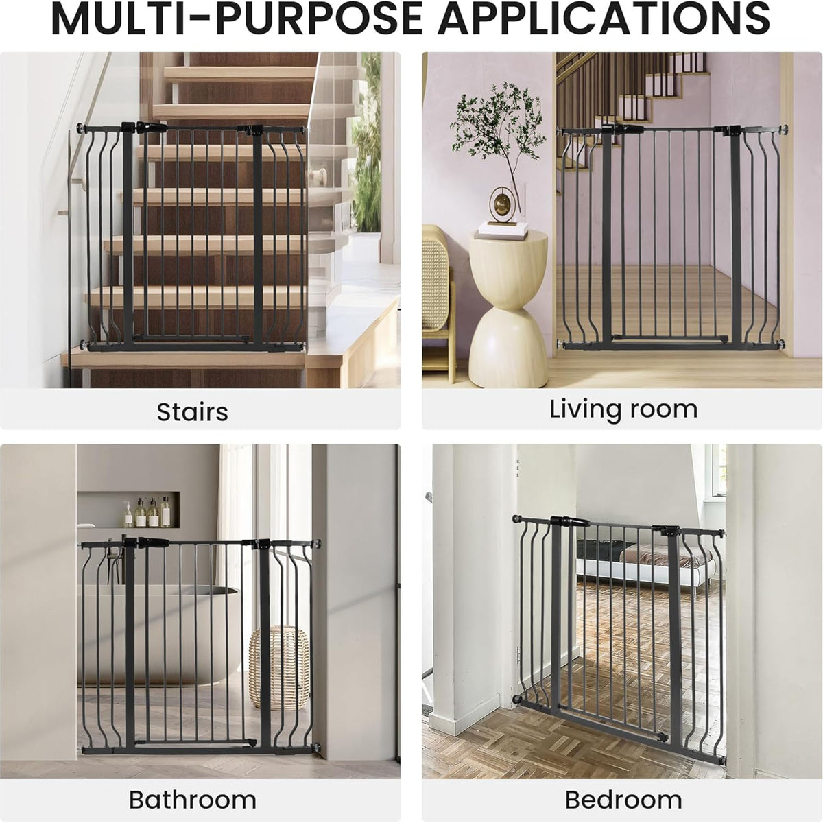 BalanceFrom Walk Thru Safety Gate, Fits 29.1-43.3" Openings, 36” Tall, (Used) - VMInnovations