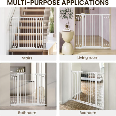 BalanceFrom Walk Thru Safety Gate, Fits 29.1-43.3" Openings, 36” Tall (Open Box) - VMInnovations