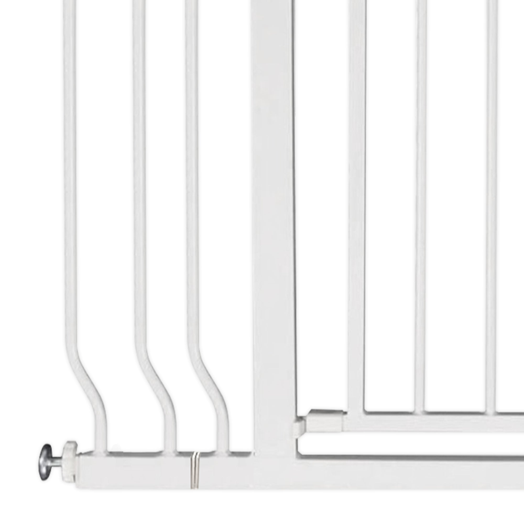 BalanceFrom Walk Thru Safety Gate, Fits 29.1-43.3" Openings, 36” Tall, White - VMInnovations