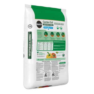 Miracle-Gro 3 Pack Garden Soil In-Ground Vegetable and Herb Gardening, 1.5 Cu Ft