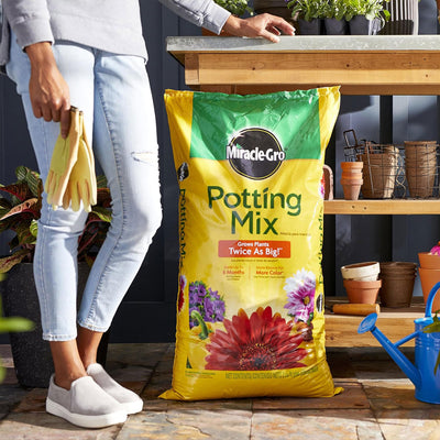 Miracle-Gro 39 Pack Potting Mix, Container Plants, Flowers, Vegetables, 2 Cu Ft - VMInnovations