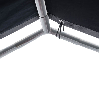 10' x 20' Car Port Canopy Gazebo Tent Cover 6 Leg Steel Frame Garage (Open Box)