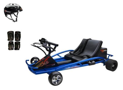 Razor Ground Force Drifter Electric Go-Kart with Helmet, Elbow & Knee Pads