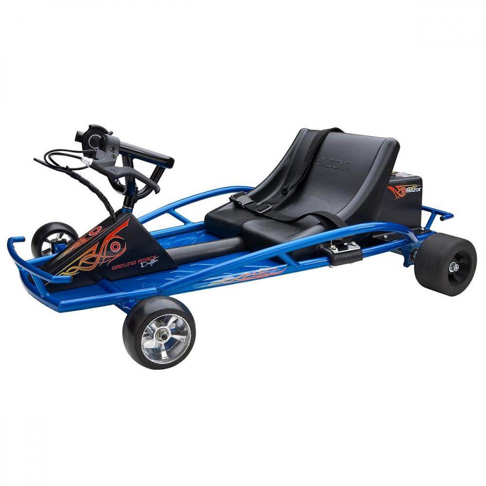 Razor Ground Force Drifter Electric Go-Kart with Helmet, Elbow & Knee Pads