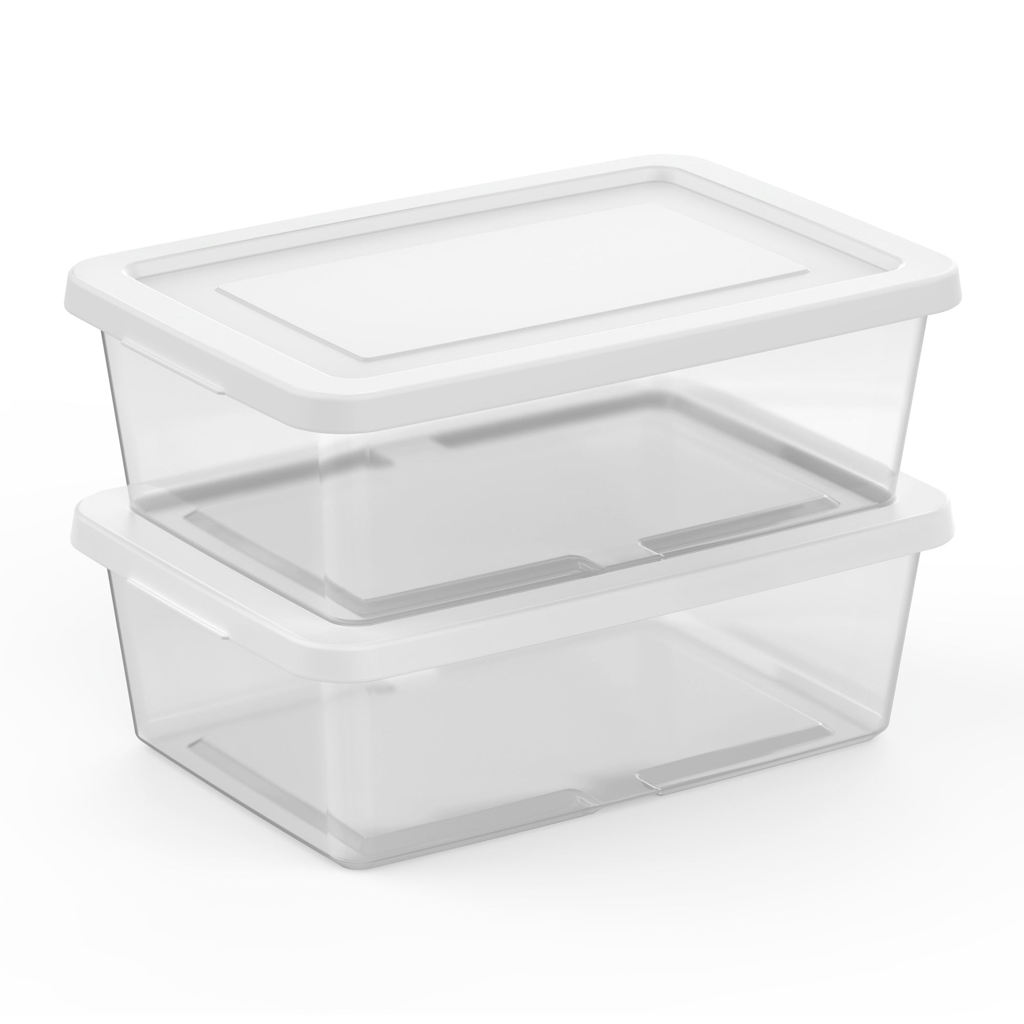 Sterilite 12Qt Storage Box, Stackable Plastic Container, Home Organizer, 48 Pack