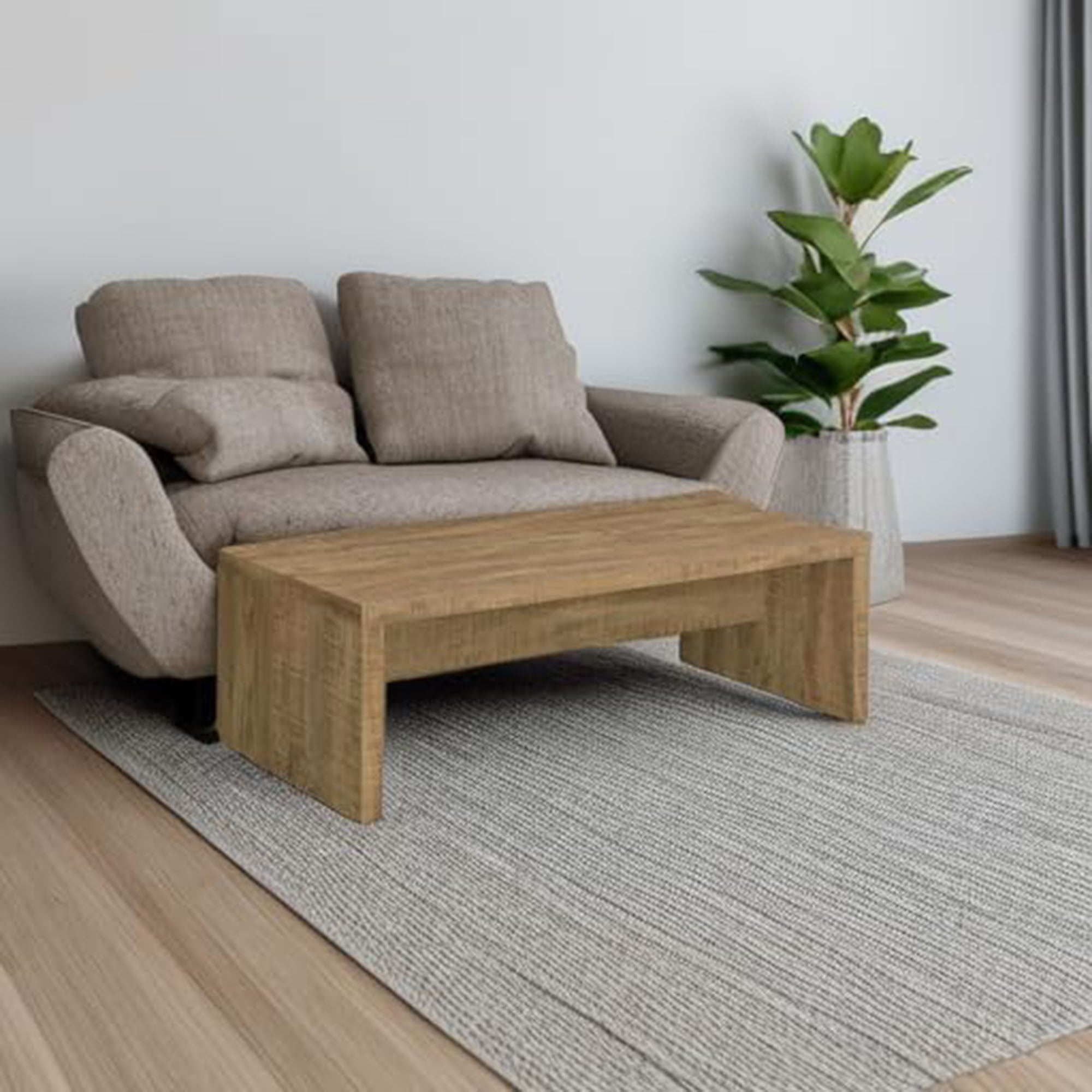 Coaster Home Furnishings Lynette Rectangular Wood Coffee Table, Mango (Open Box)