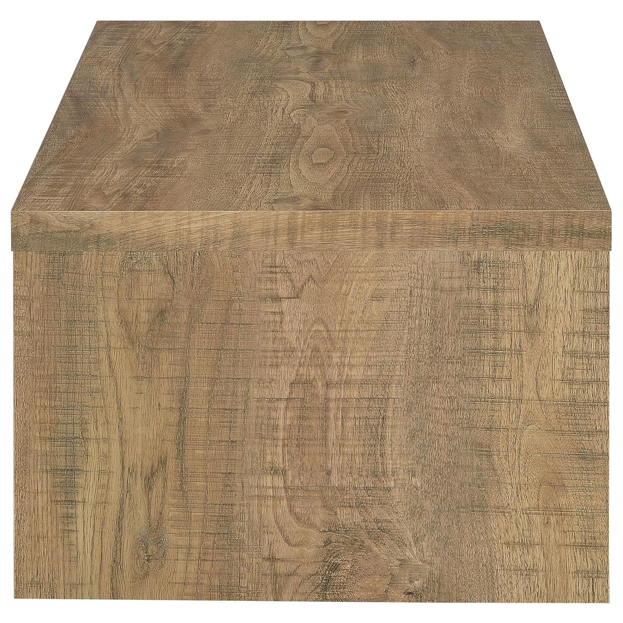 Coaster Home Furnishings Lynette Rectangular Wood Coffee Table, Mango (Open Box) - VMInnovations