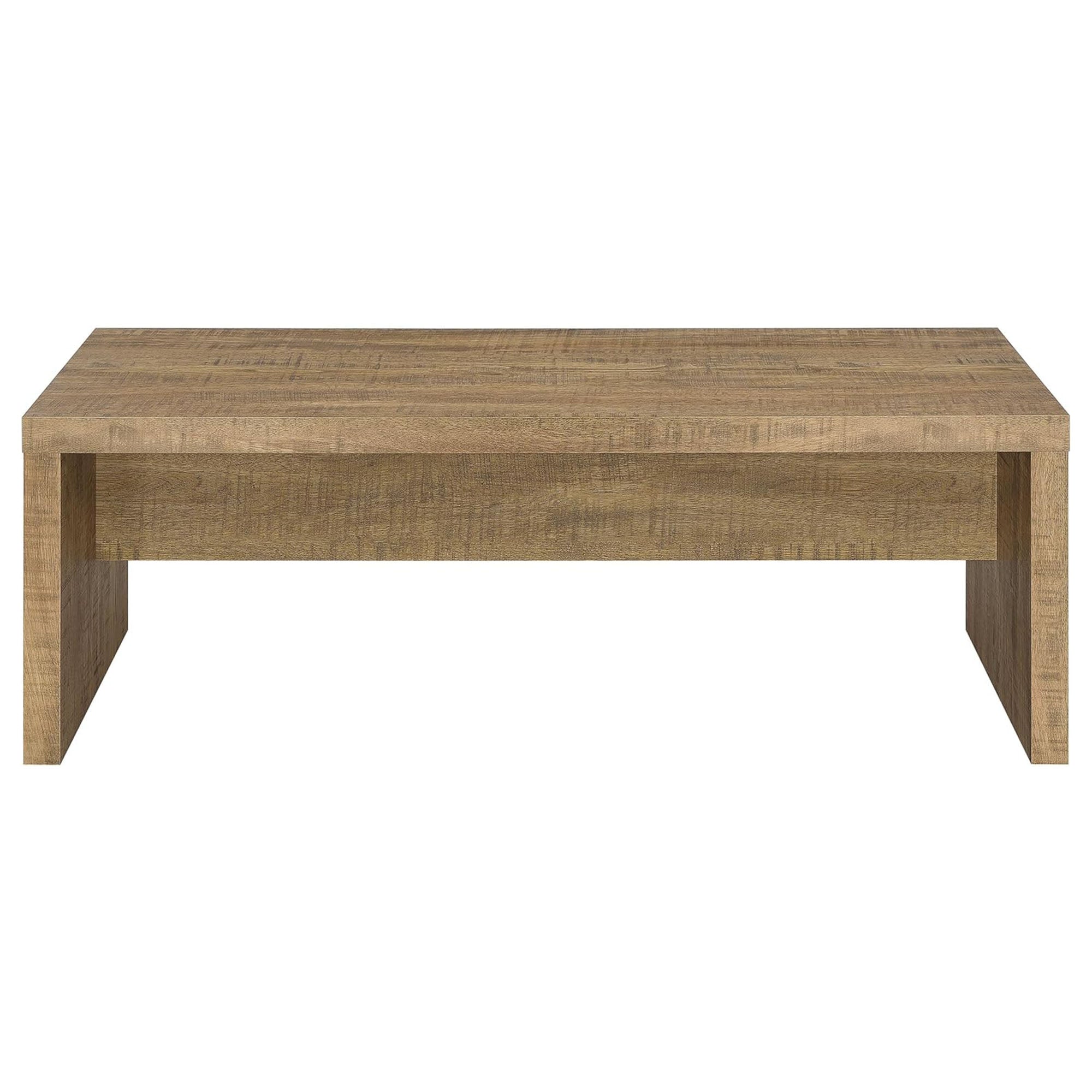 Coaster Home Furnishings Lynette Rectangular Wood Coffee Table, Mango (Open Box) - VMInnovations