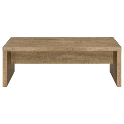 Coaster Home Furnishings Lynette Rectangular Wood Coffee Table, Mango (Open Box) - VMInnovations