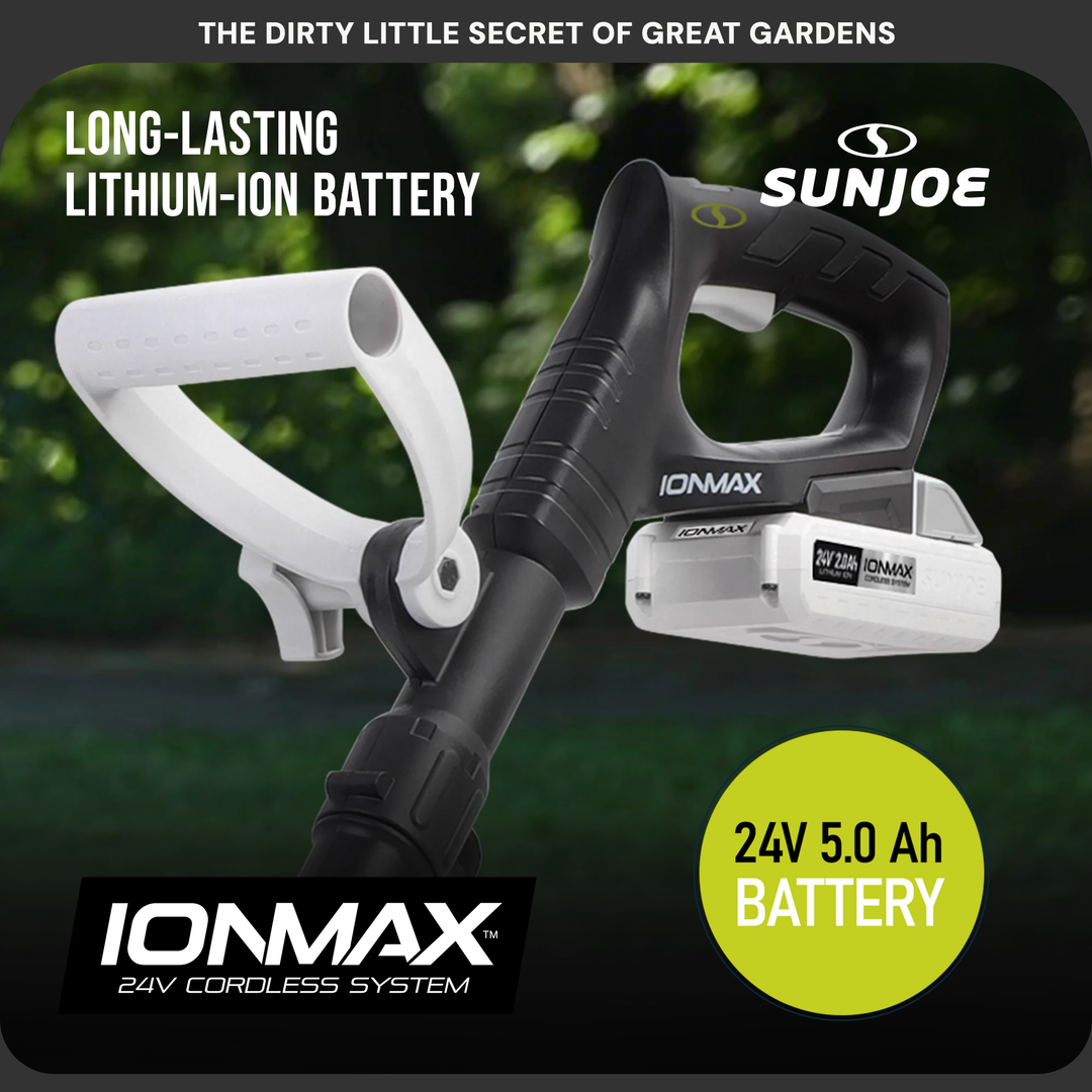 Sun Joe 24V Claw Tiller and Cultivator for Small Scale Gardening (Open Box)