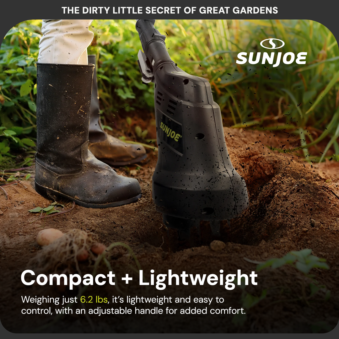 Sun Joe 24V Claw Tiller and Cultivator for Small Scale Gardening, 24V-CTLR-LTE - VMInnovations