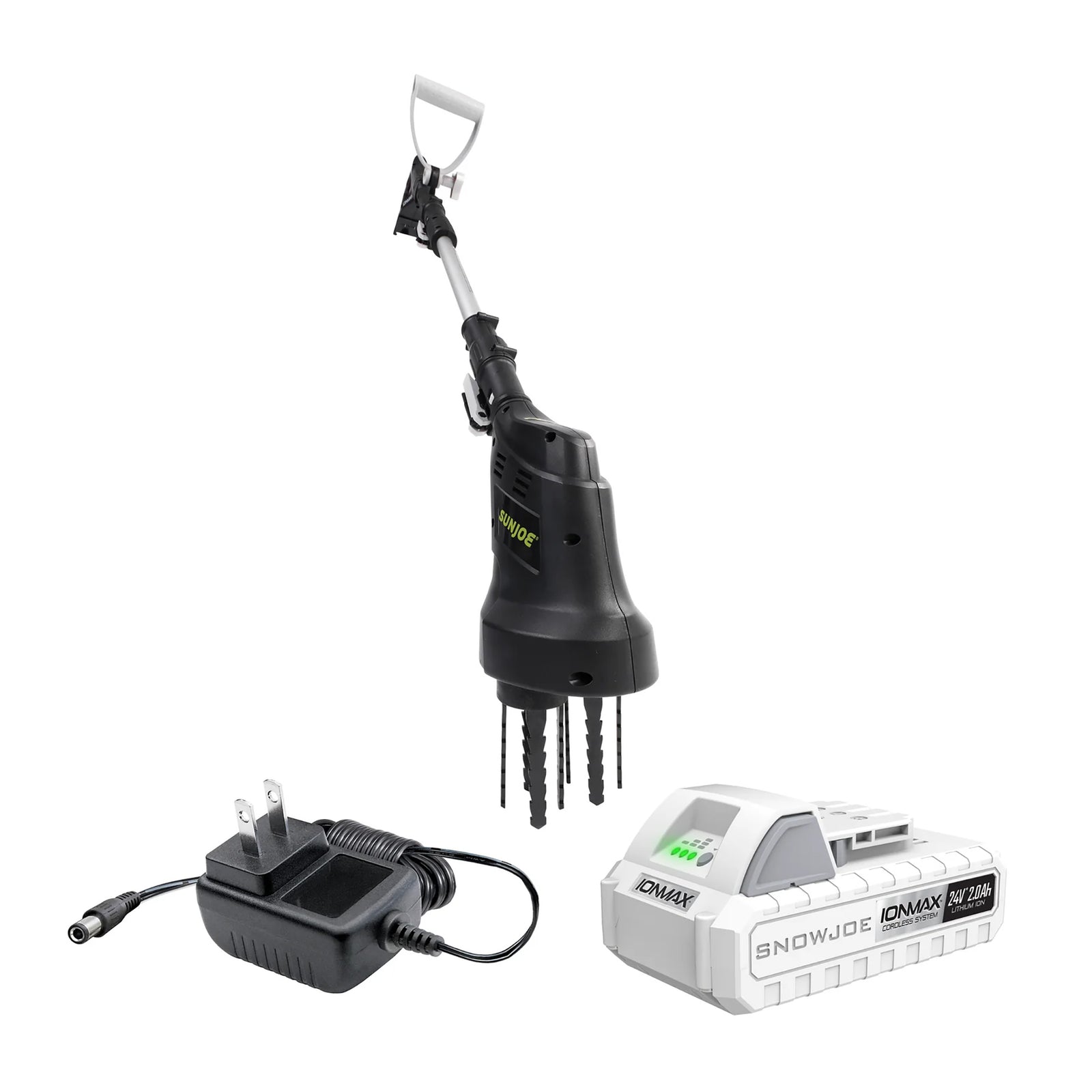 Sun Joe 24V Claw Tiller and Cultivator for Small Scale Gardening, 24V-CTLR-LTE - VMInnovations