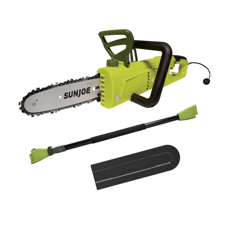 Sun Joe 8" Electric Convertible Pole Chain Saw, 2-in-1 Cutting Tool(Open Box)