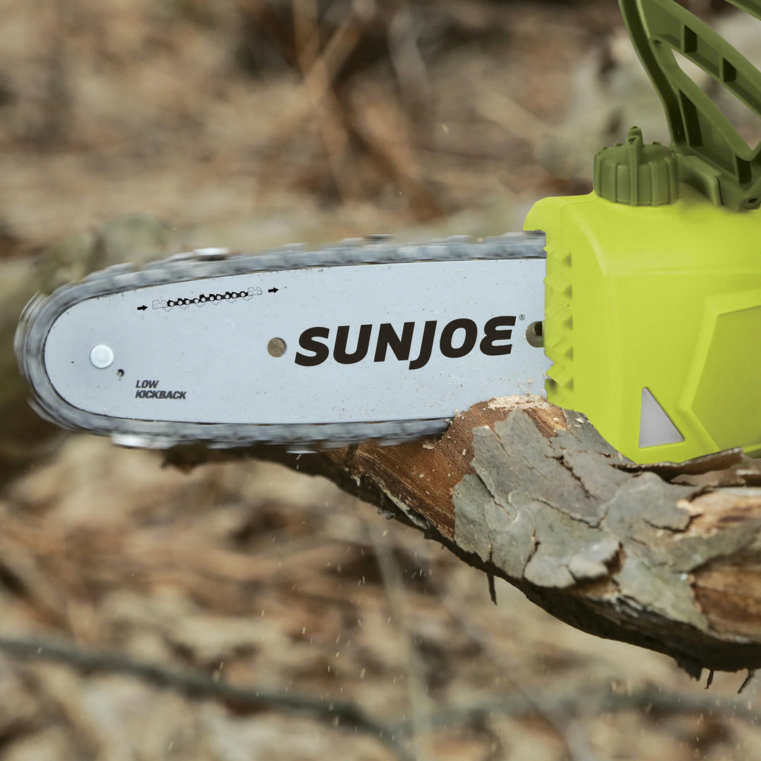 Sun Joe 8" Electric Convertible Pole Chain Saw, 2-in-1 Cutting Tool(Open Box)