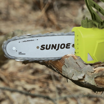 Sun Joe 8" Electric Convertible Pole Chain Saw, 2-in-1 Cutting Tool(Open Box)