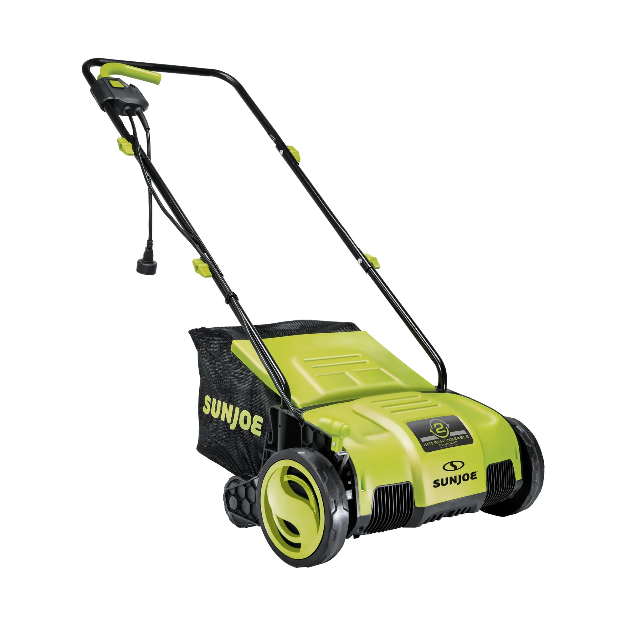 Sun Joe 12.6-Inch Electric Lawn Dethatcher and Scarifier, 12 Amp, Green, AJ798E - VMInnovations