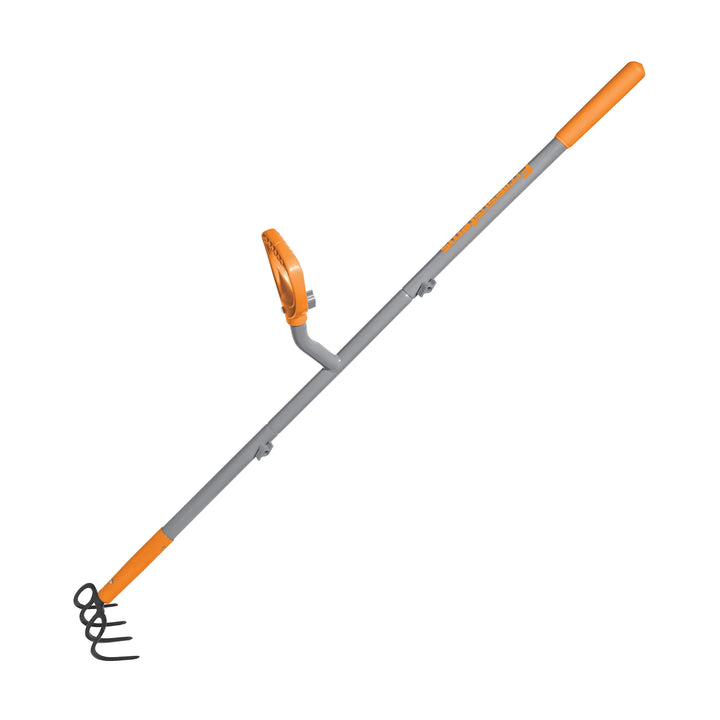ErgieShovel 54" Ergonomic Cultivator, 4-Tine Garden Tool, D-Grip Handle, CLTV45