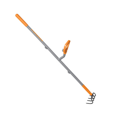 ErgieShovel 54" Ergonomic Cultivator, 4-Tine Garden Tool,D-Grip Handle(Open Box)