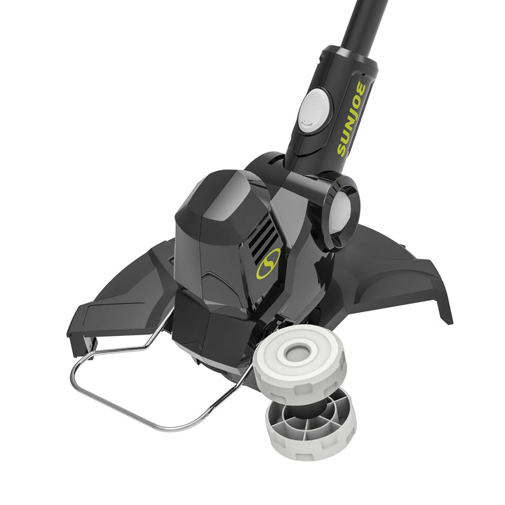 Sun Joe 24V 12" Multi-Angle Head Cordless Dual Line String Trimmer Kit(Open Box)