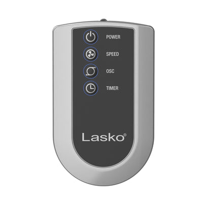 Lasko 36 Inch 4 Speed Oscillating Tower Fan with Timer and Remote, Blk(Open Box) - VMInnovations