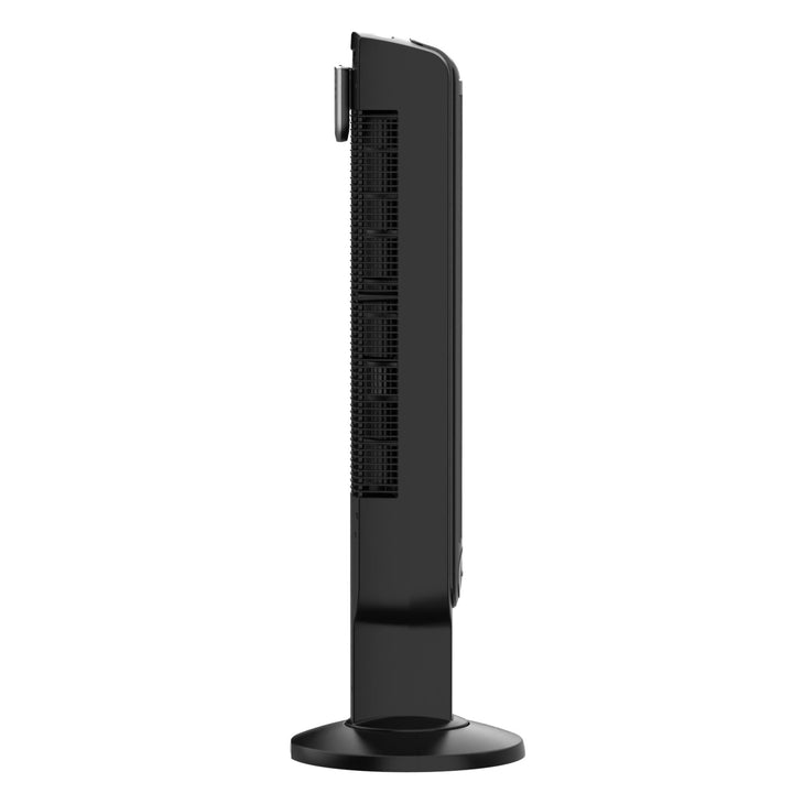 Lasko 36 Inch 4 Speed Oscillating Tower Fan with Timer and Remote Control, Black