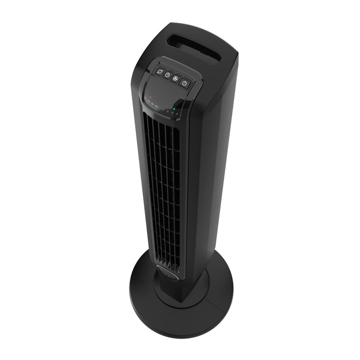 Lasko 36 Inch 4 Speed Oscillating Tower Fan with Timer and Remote, Blk(Open Box)