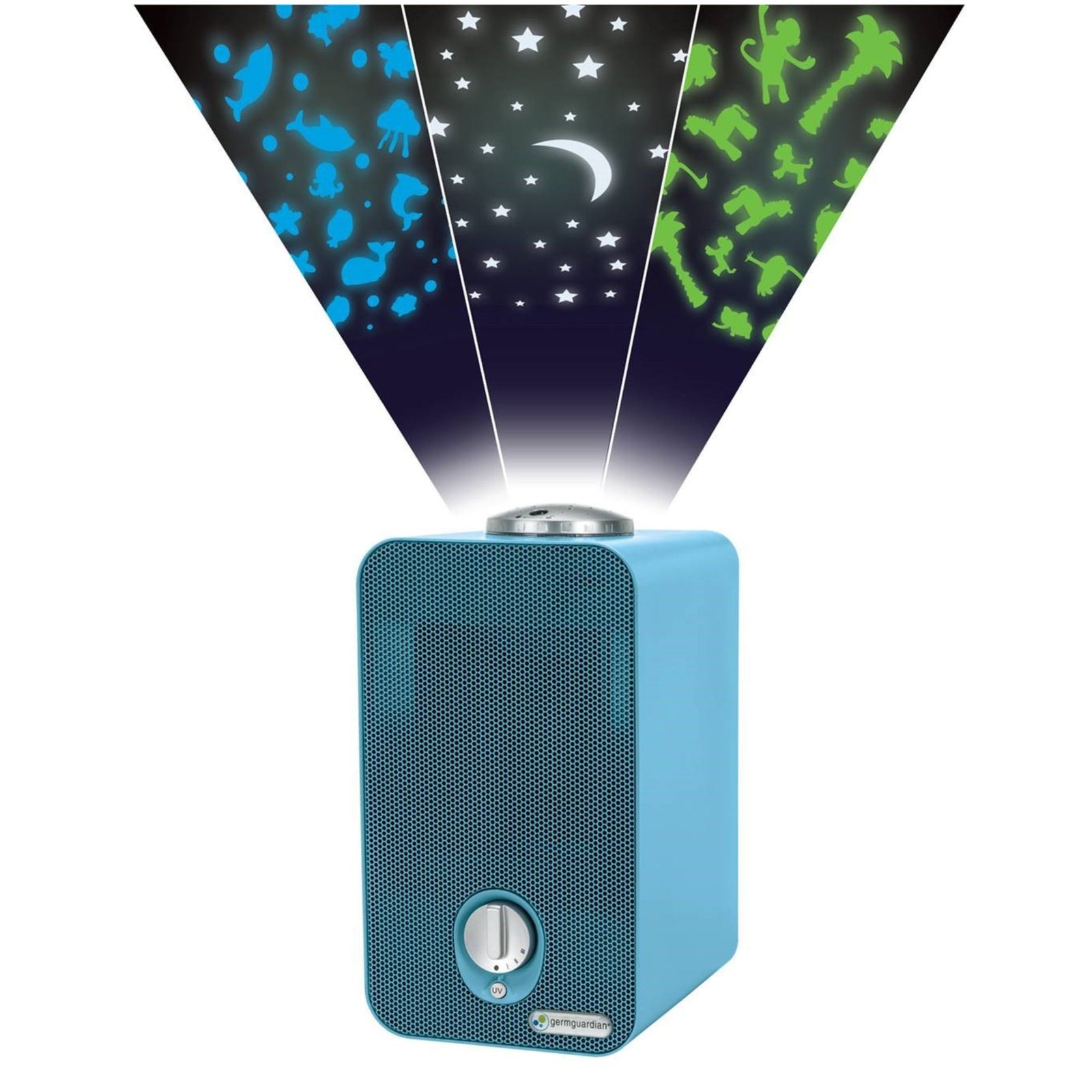 GermGuardian Air Purifier for Home with HEPA Pure Filter, Night Light, Blue - VMInnovations
