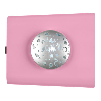 GermGuardian Air Purifier for Home with HEPA Pure Filter, Night Light, Pink - VMInnovations