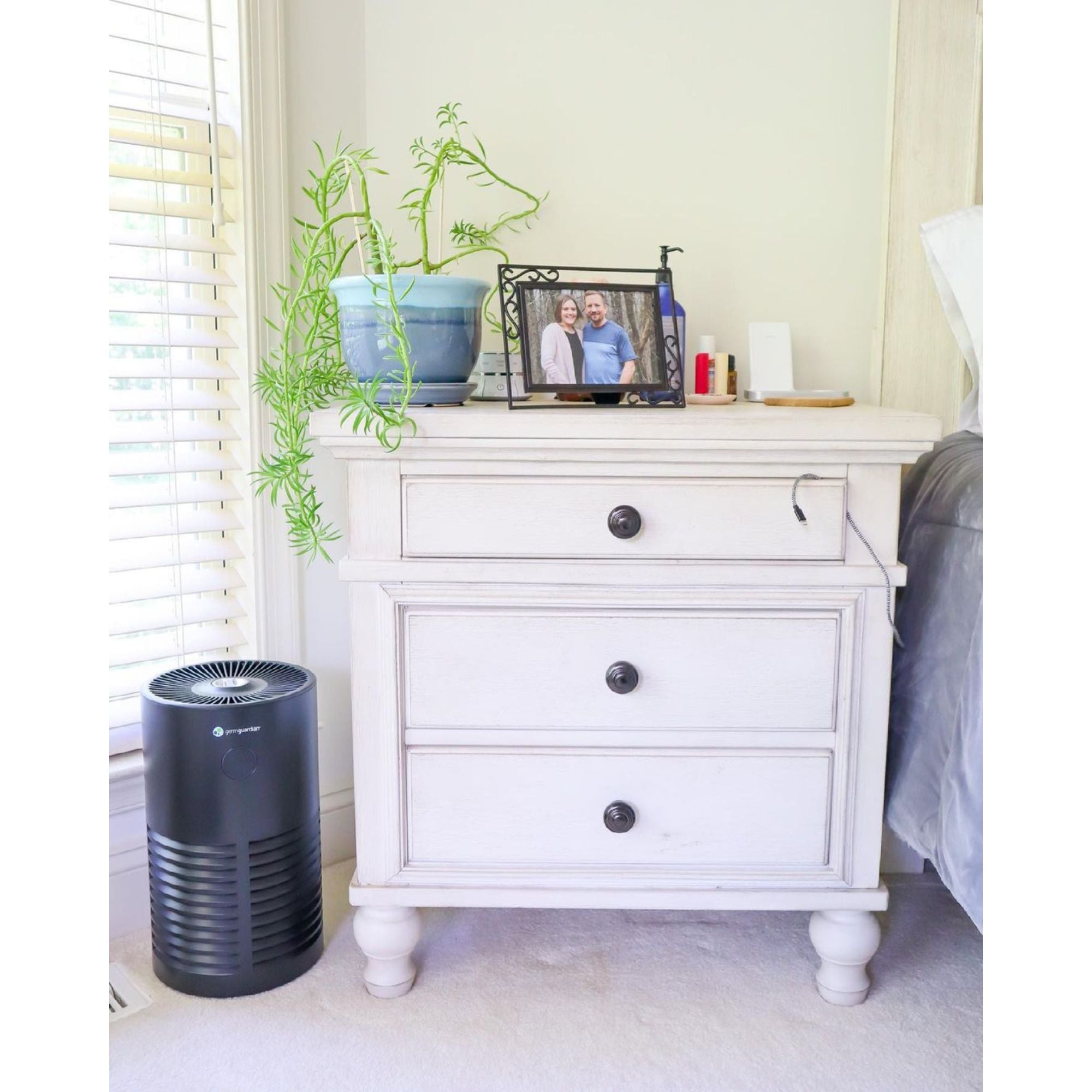GermGuardian 15" Air Purifier w/ HEPA Filter to Reduce/Trap Allergens (Open Box) - VMInnovations